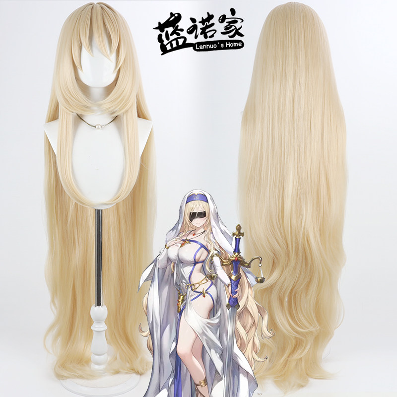 Cosplay Prop Dagger - アニメ「剣の少女」コスプレ用ウィッグ、ハロウィンカーニバルパーティー用小道具、耐熱性合成繊維製＋ウィッグキャップ