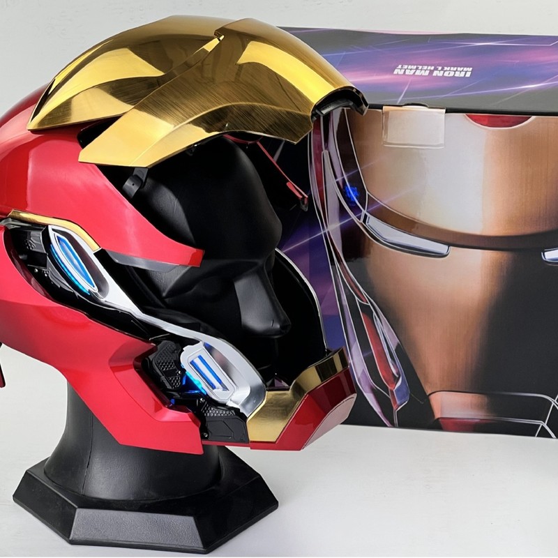 MK50アイアンマン着用可能ヘルメット音声制御デザインコスプ - Cosplay Fire Prop のレビューと価格