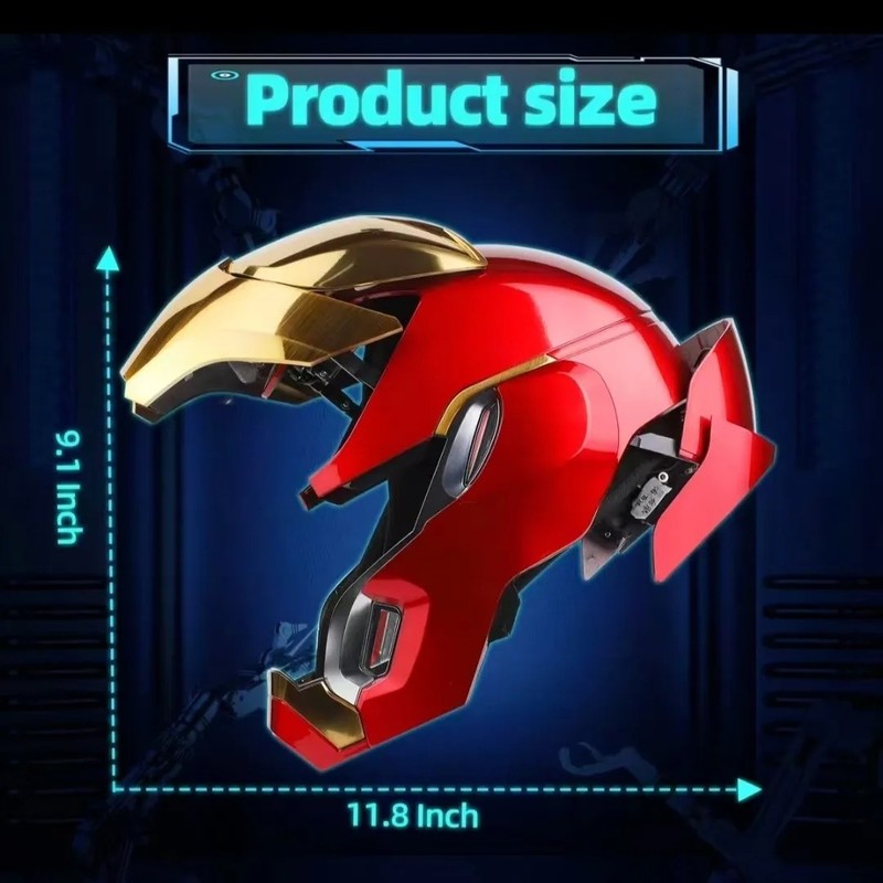 MK50アイアンマン着用可能ヘルメット音声制御デザインコスプ - Cosplay Fire Prop のレビューと価格