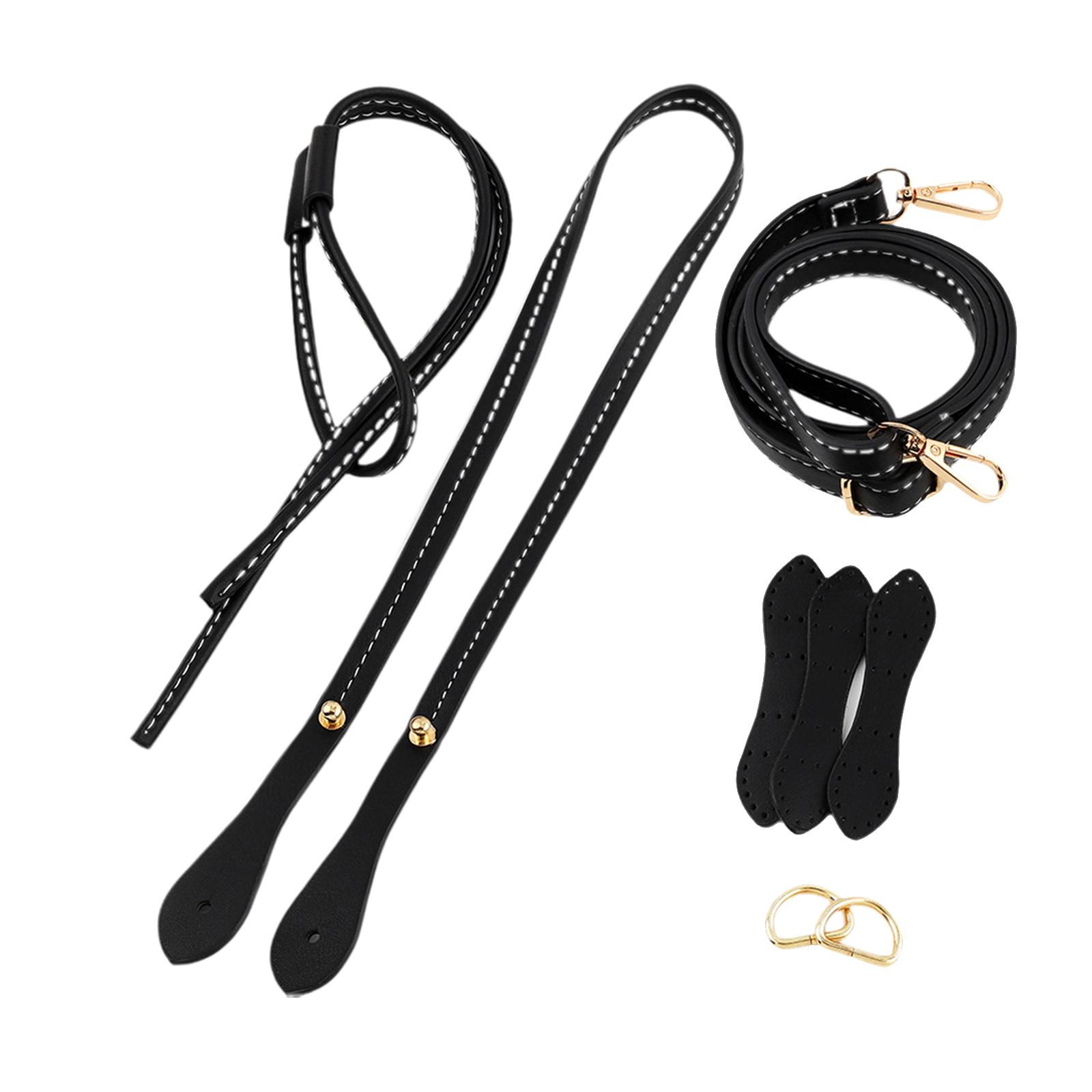 手編みのクロシェ編みバッグ用ハンドルキット。PUレザー製のシ - D Ring Strap のレビューと価格